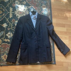 Hunter jumper show coat and short sleeve show shirt